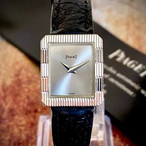 PIAGET LADY ORO BLANCO 18 QUILATES, AUT. AÑOS 50