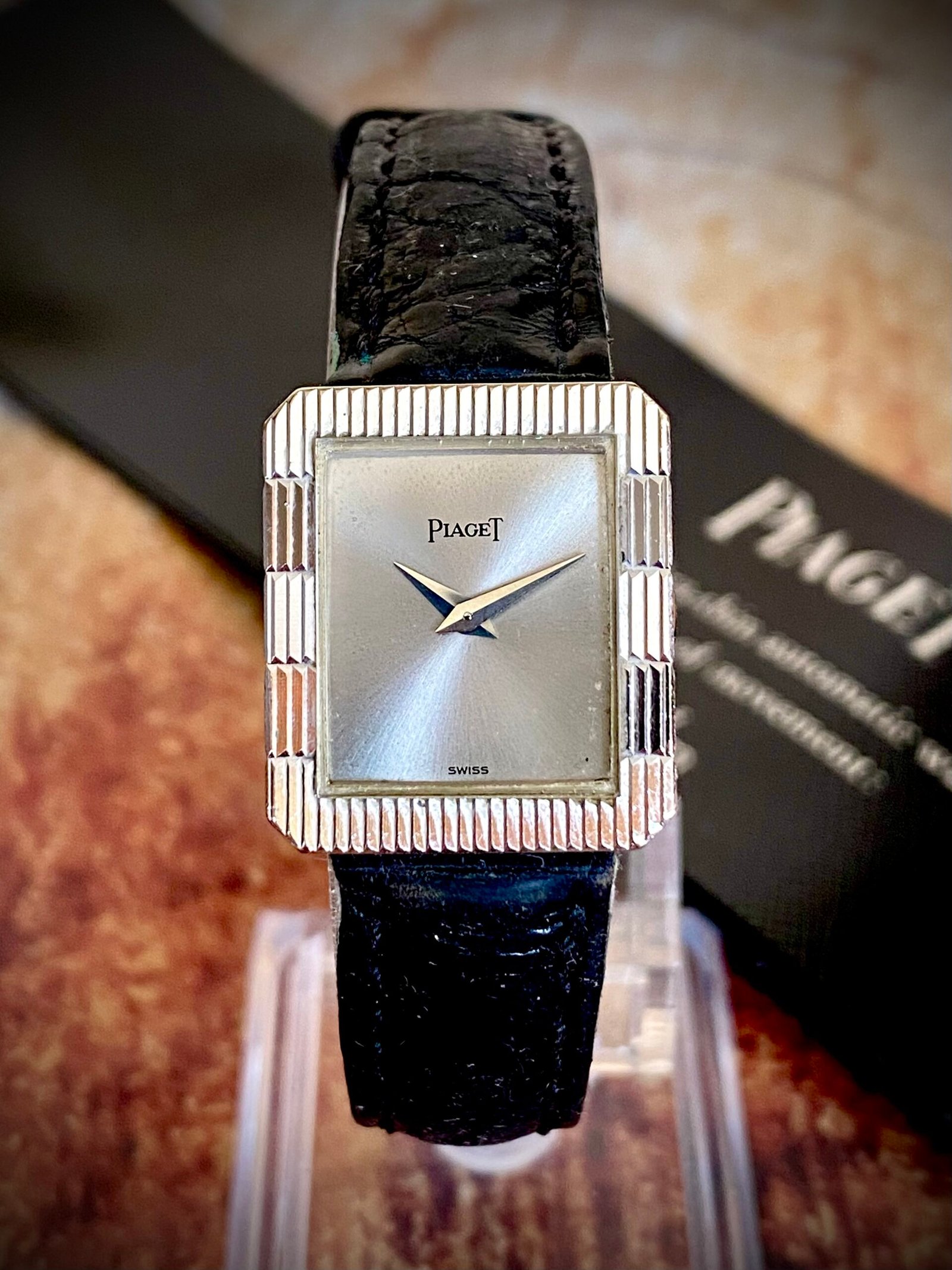 PIAGET LADY ORO BLANCO 18 QUILATES, AUT. AÑOS 50