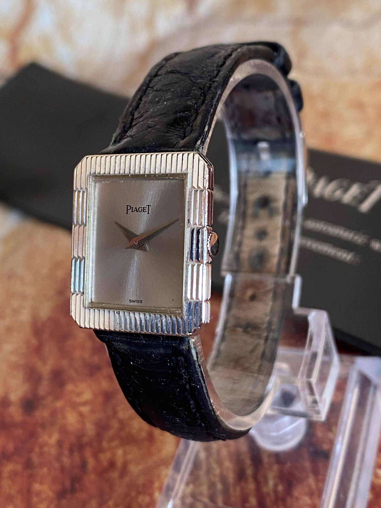 PIAGET LADY ORO BLANCO 18 QUILATES, AUT. AÑOS 50 - Imagen 2