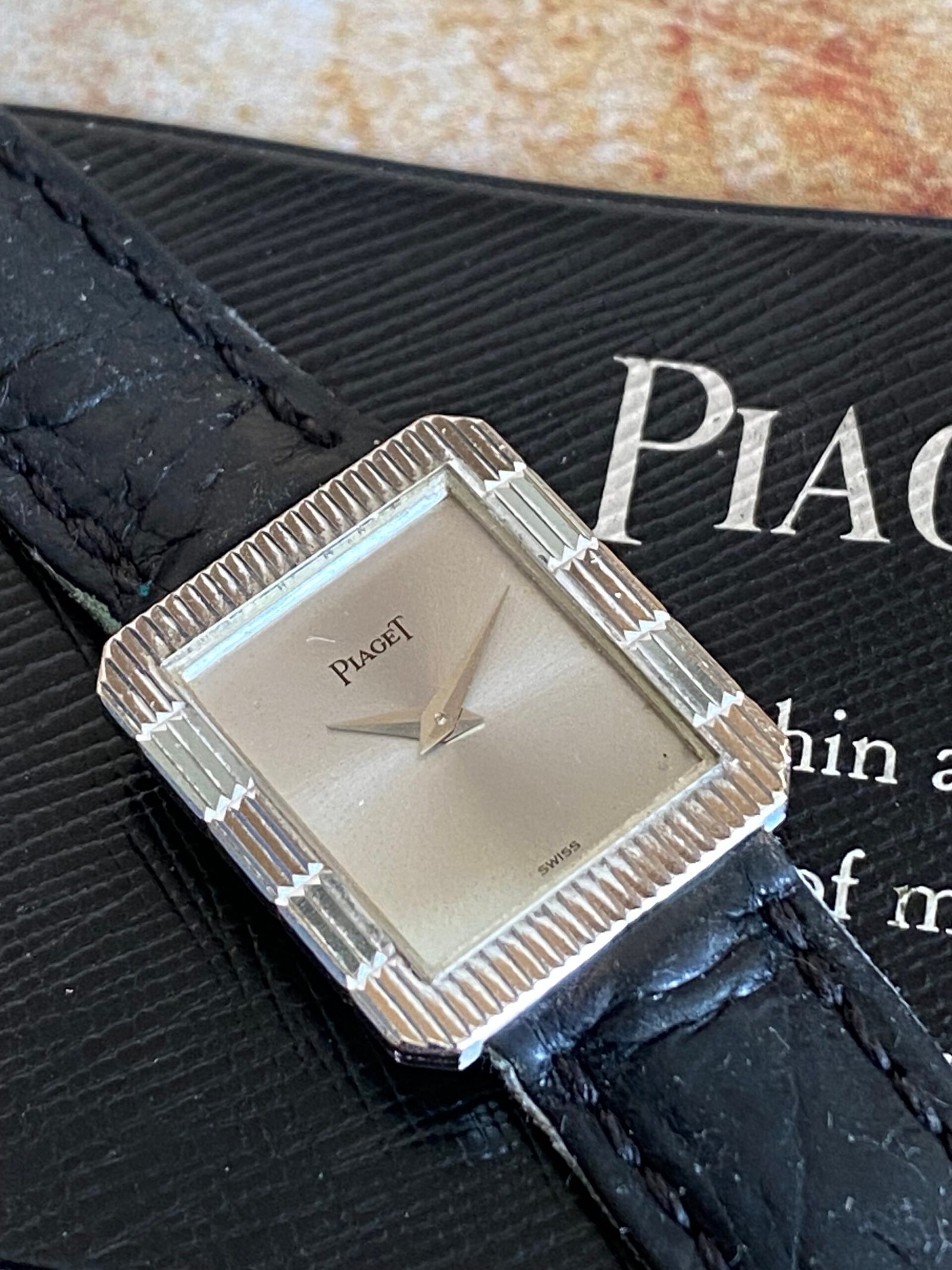 PIAGET LADY ORO BLANCO 18 QUILATES, AUT. AÑOS 50 - Imagen 9