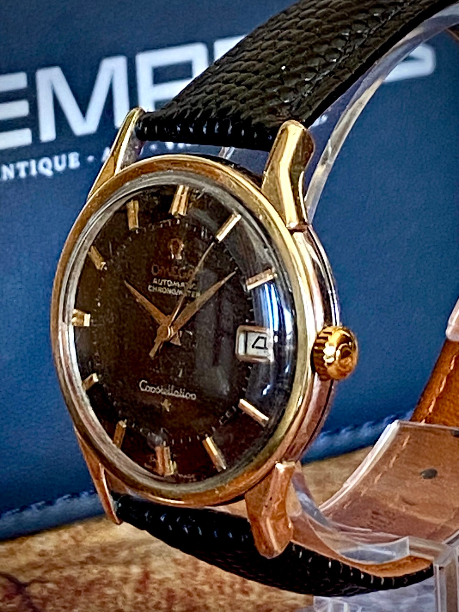 OMEGA CONSTELLATION "PIE PAN" AUT. ESFERA NEGRA - Imagen 6