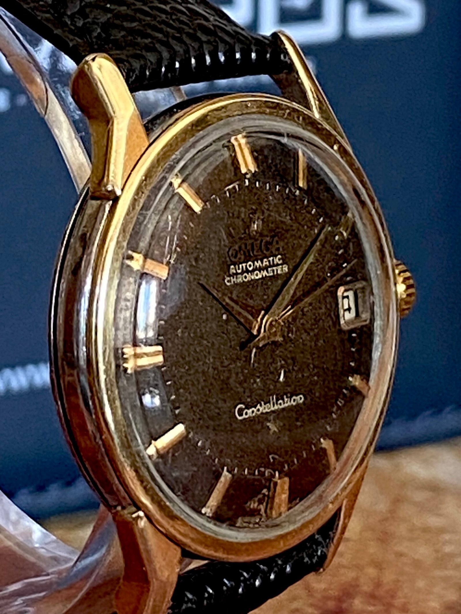 OMEGA CONSTELLATION "PIE PAN" AUT. ESFERA NEGRA - Imagen 7