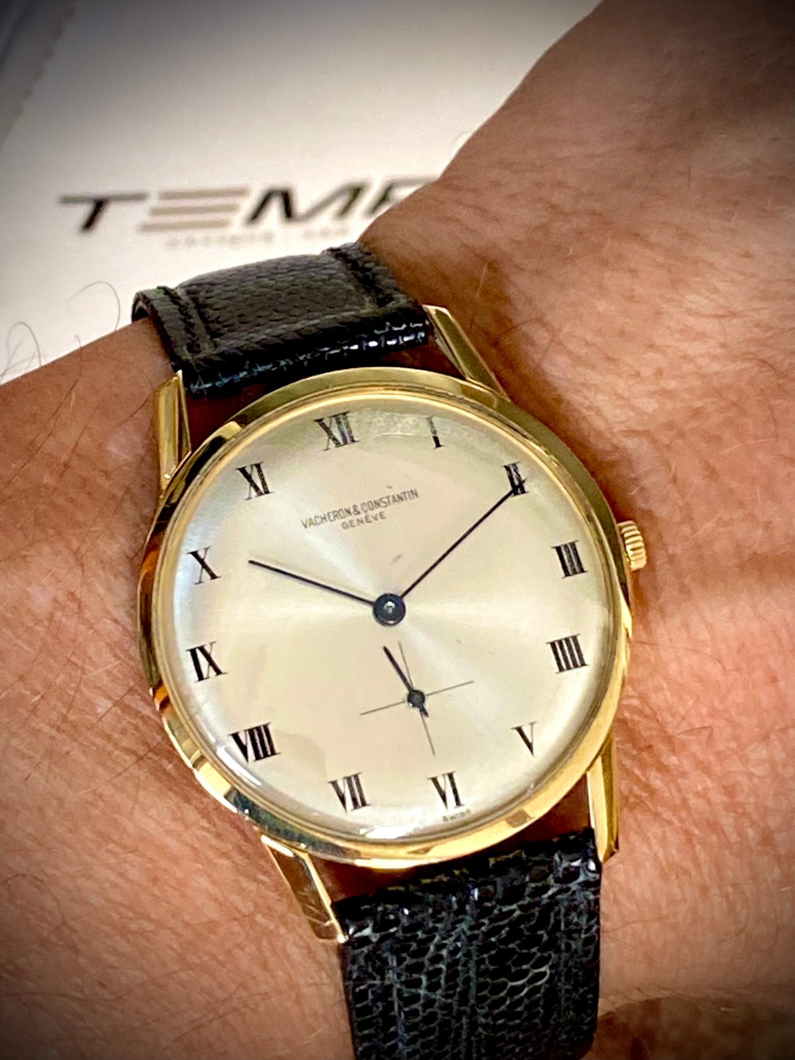 VACHERON CONSTANTIN GENEVE ORO 18K, CALIBRE 1001/1 - Imagen 8
