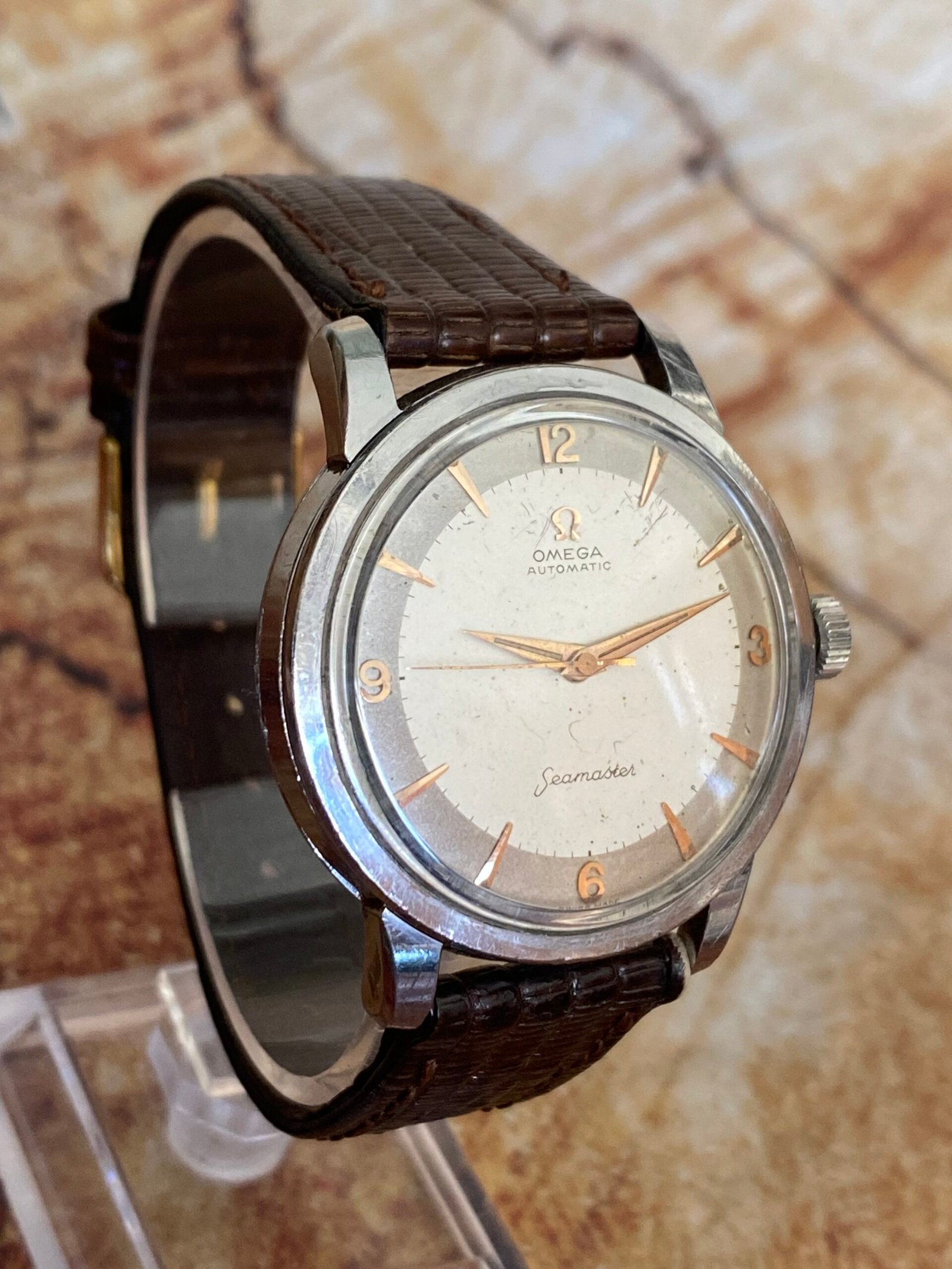 OMEGA SEAMASTER AUTOMÁTICO AÑOS 50, CAJA "JUMBO" - Imagen 3