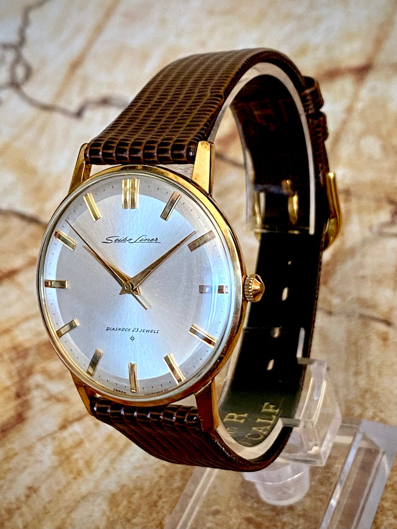 SEIKO LINER CUERDA MANUAL, ANTIGUO AÑOS 50 - Imagen 2
