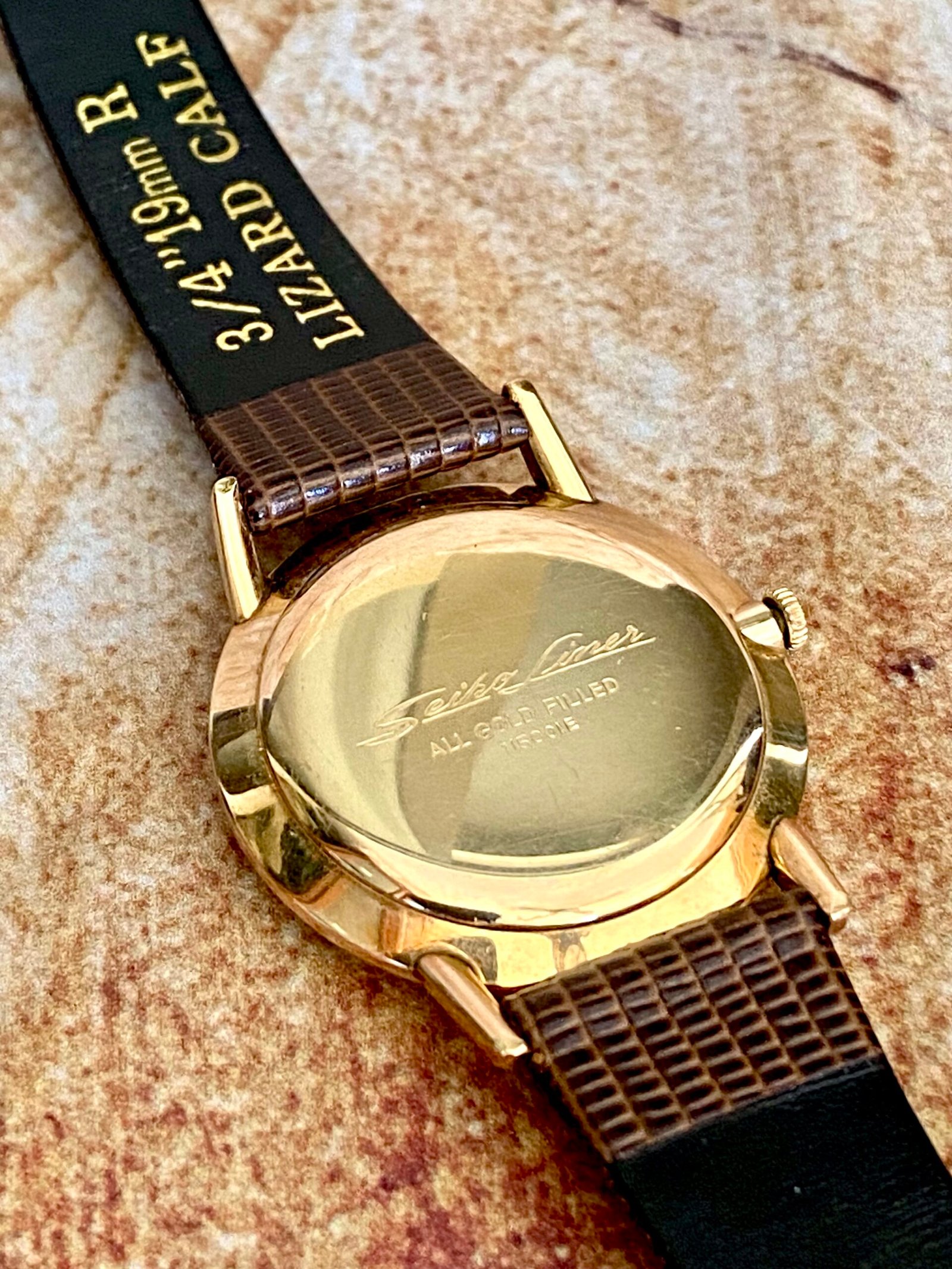 SEIKO LINER CUERDA MANUAL, ANTIGUO AÑOS 50 - Imagen 4