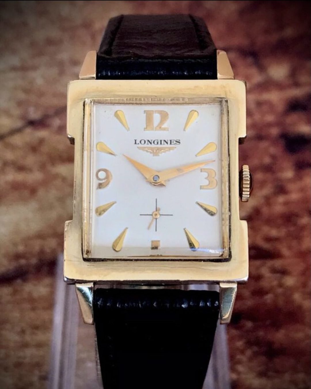 LONGINES "ART DECÒ" ORO 10K, AÑOS 4O, MANUAL - TEMPPUS: