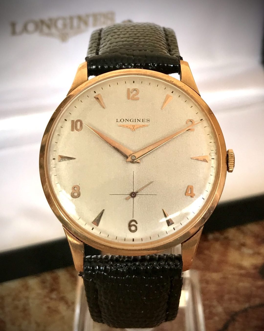 LONGINES ORO 18K CAJA JUMBO, AÑOS 50 - TEMPPUS: