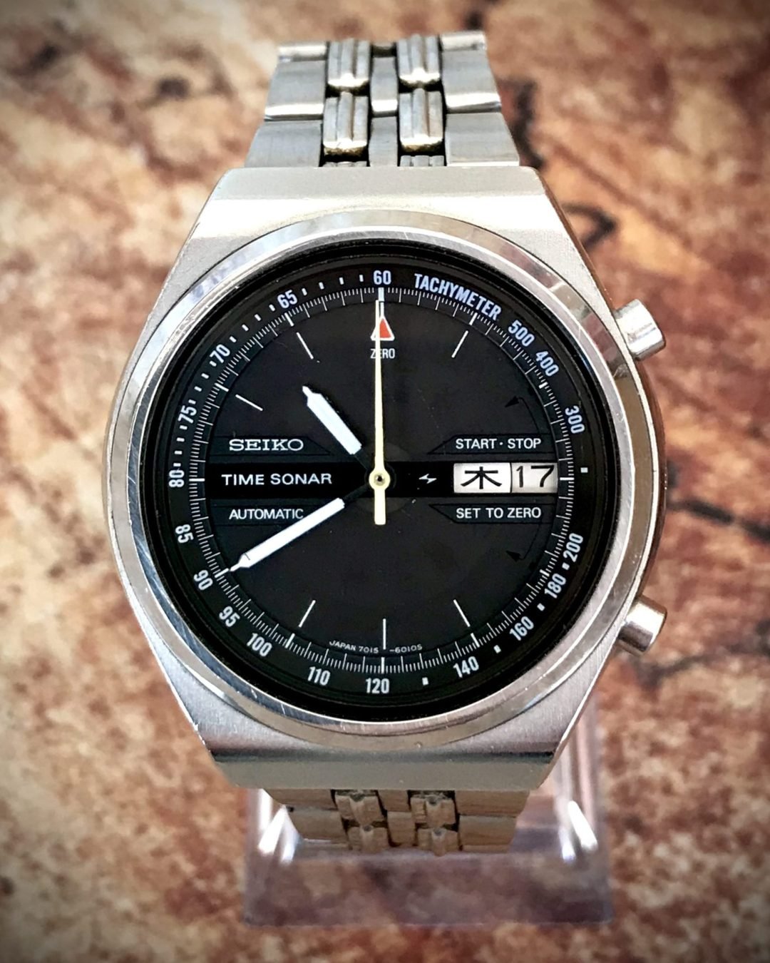 SEIKO SONAR AUTOMÁTICO, CRONO FLYBACK 7015-6010 - TEMPPUS: