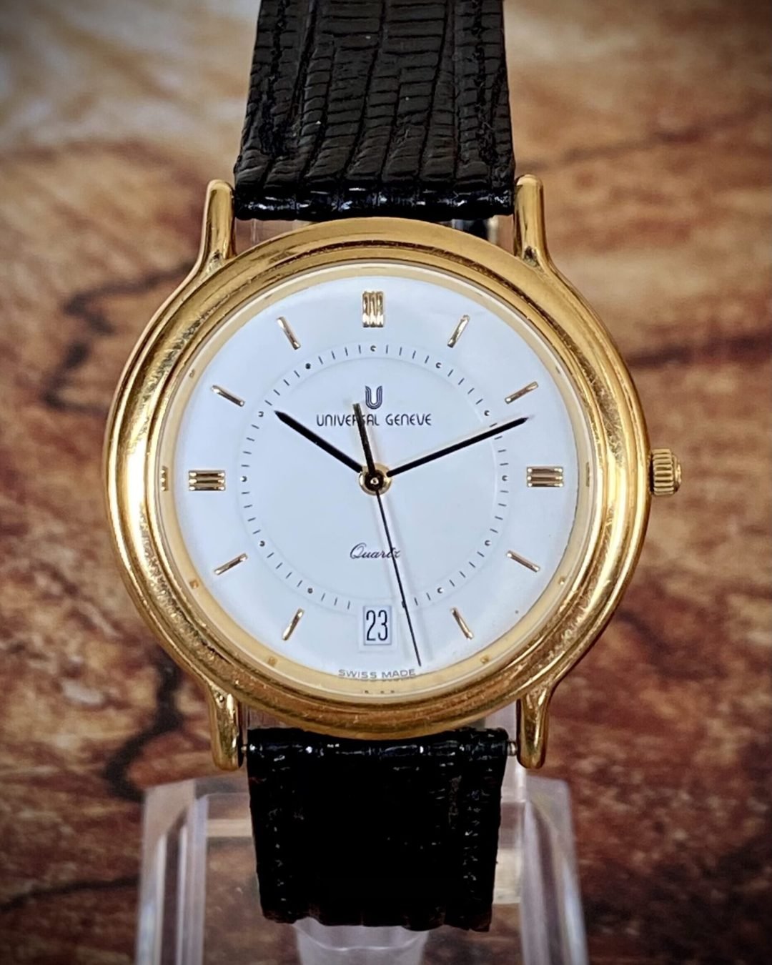 UNIVERSAL GENEVE QUARTZ, VINTAGE AÑOS 80 - TEMPPUS: