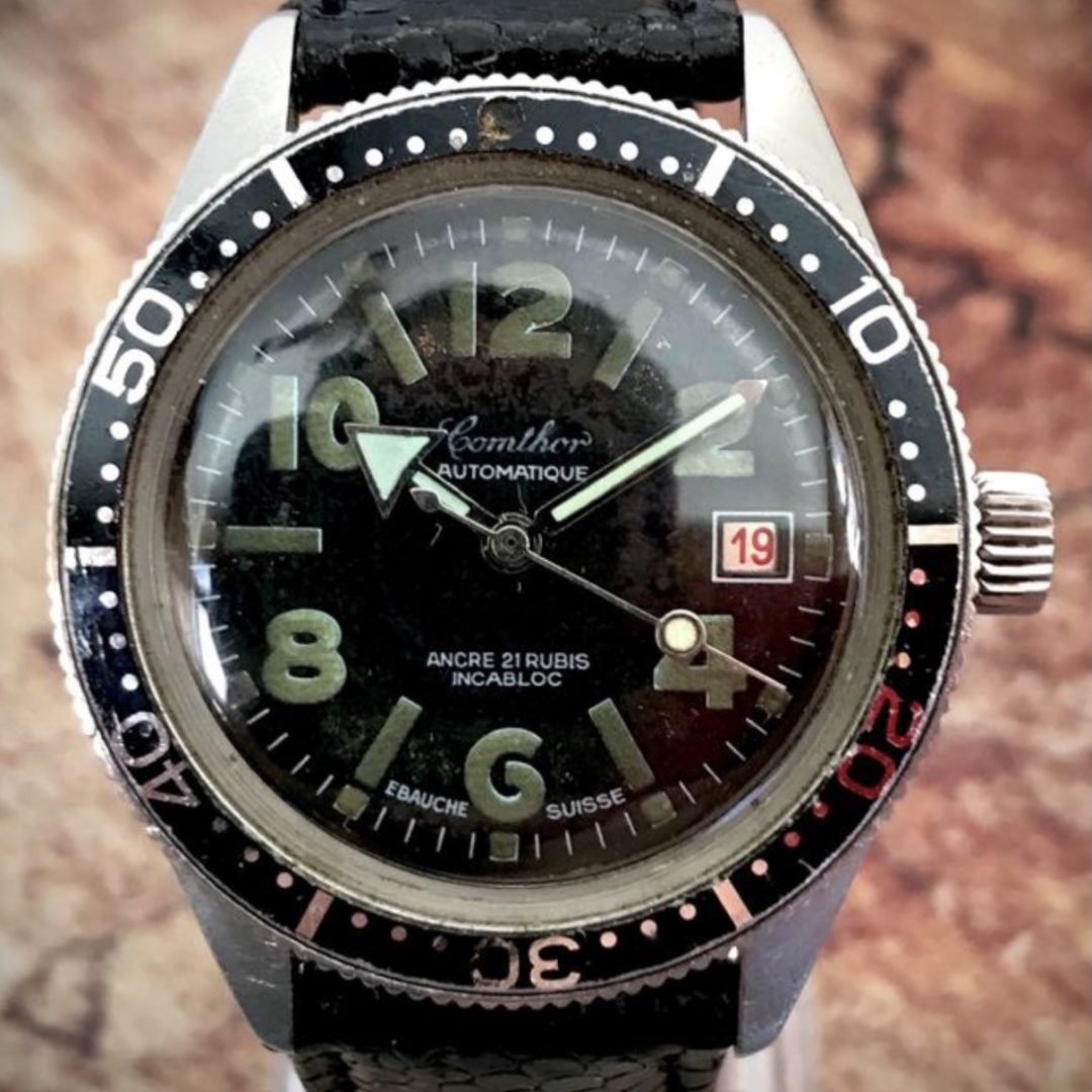 Reloj Comthor Suizo, Diver Vintage, Relojes antiguos