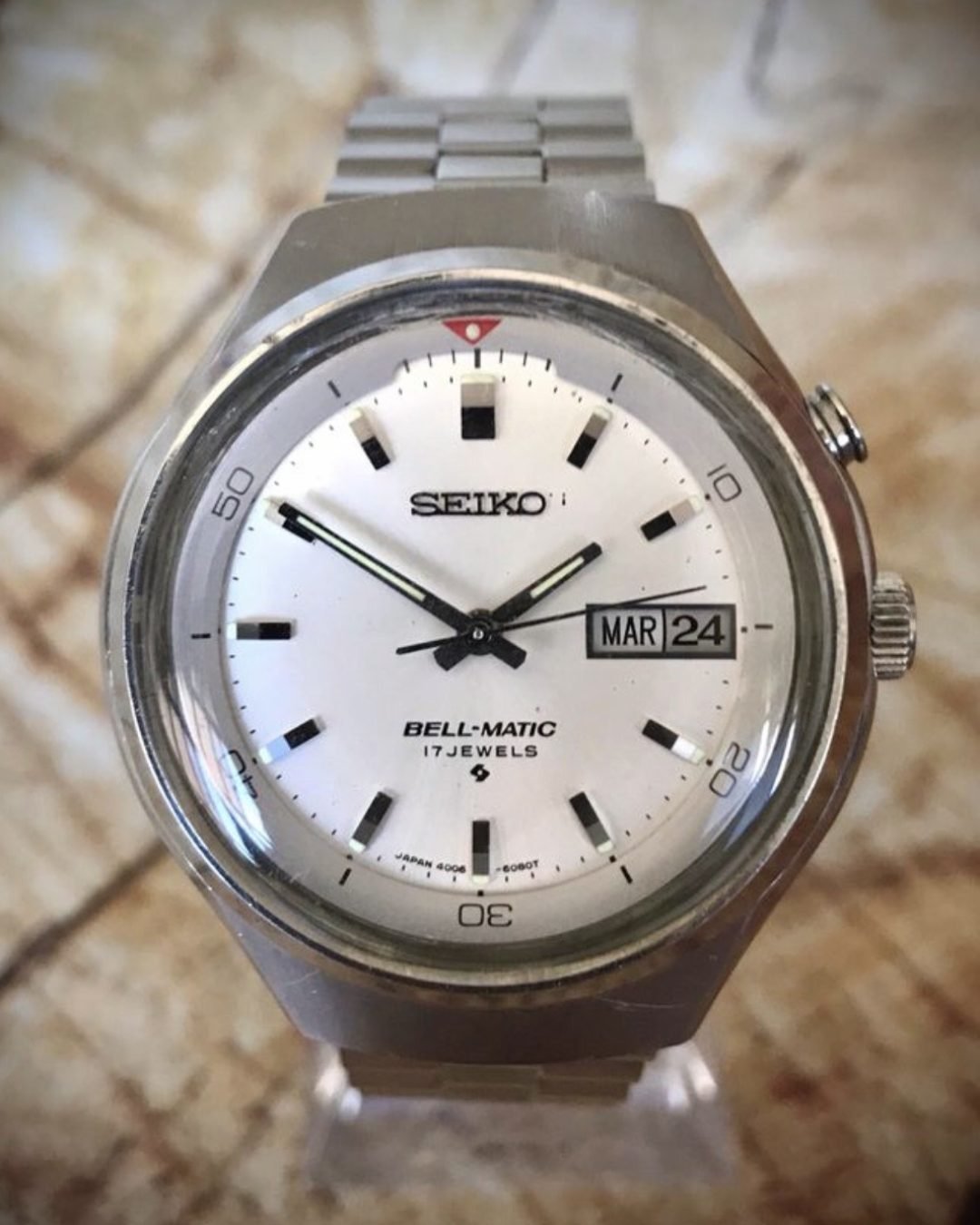 SEIKO BELL-MATIC 4006-6060, AUTOMÁTICO, VINTAGE AÑO 1975 - TEMPPUS: