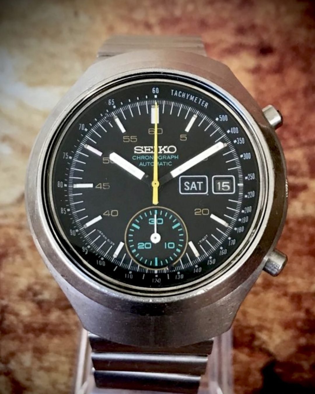 SEIKO HELMET 6139-7101, CRONÓGRAFO AUTOMÁTICO - TEMPPUS: