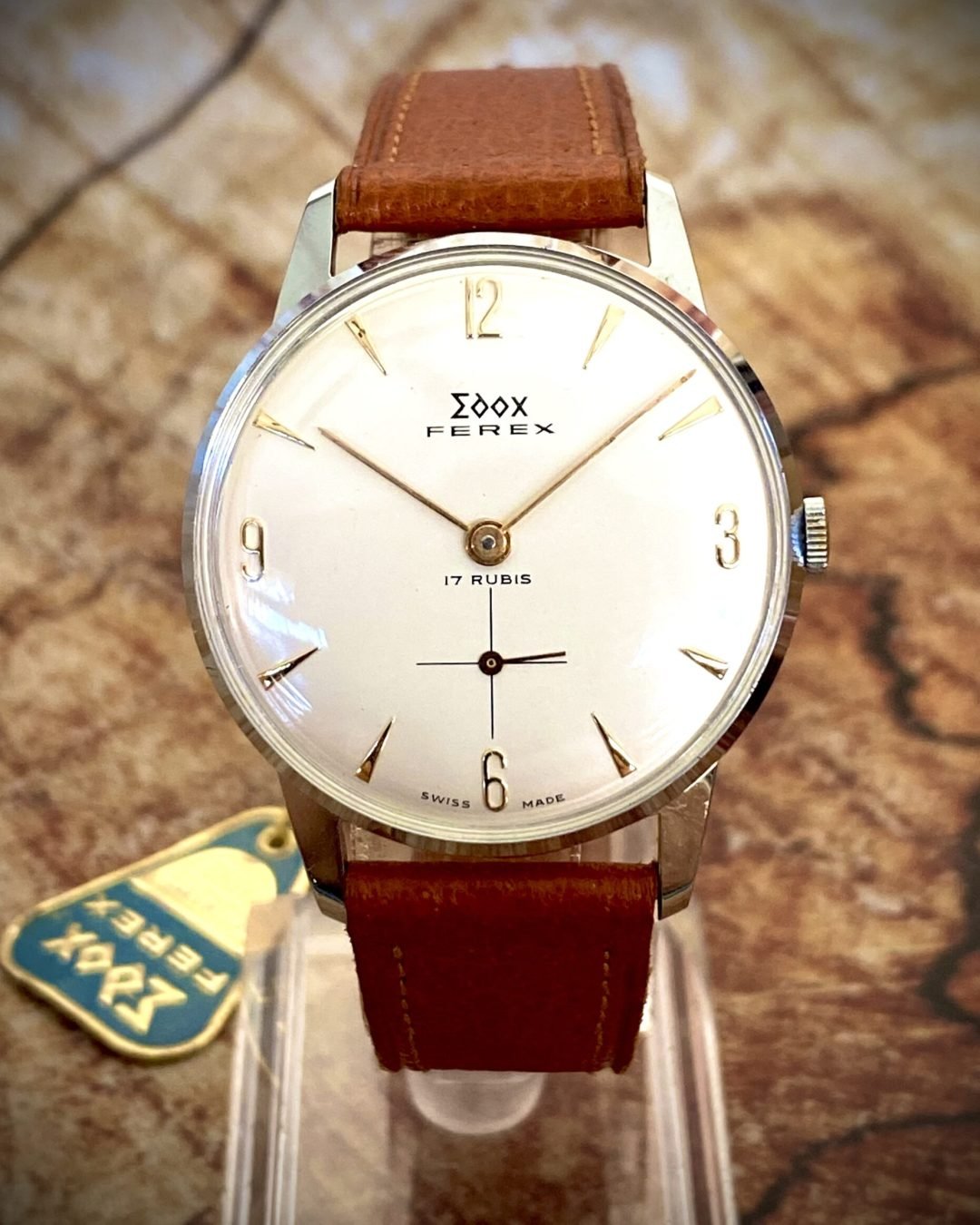 EDOX FEREX N.O.S. (New Old Stock), ANTIGUO AÑOS 50 - TEMPPUS: