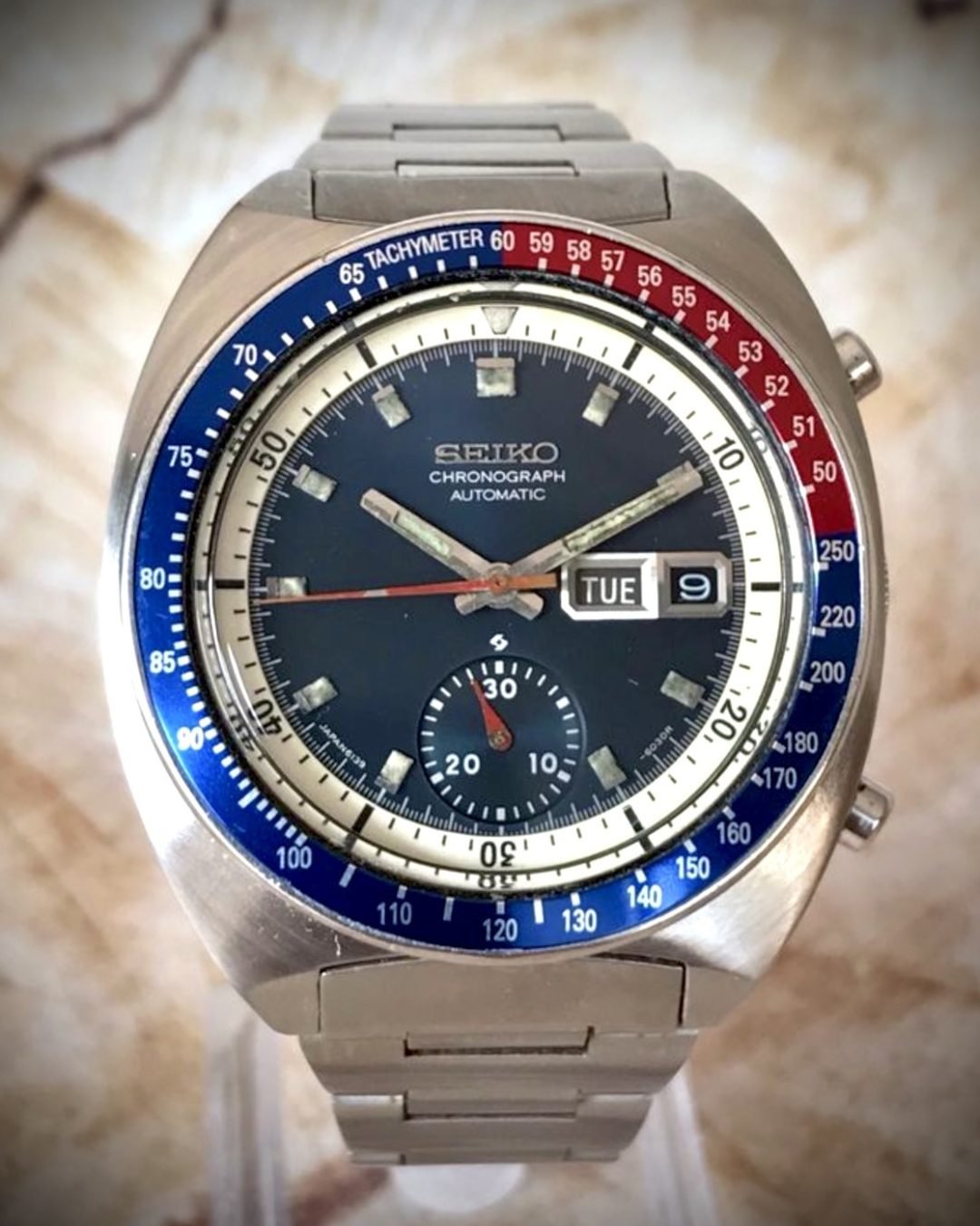 SEIKO 6139-6002 "POGUE", CRONÓGRAFO AUTOMÁTICO - TEMPPUS: