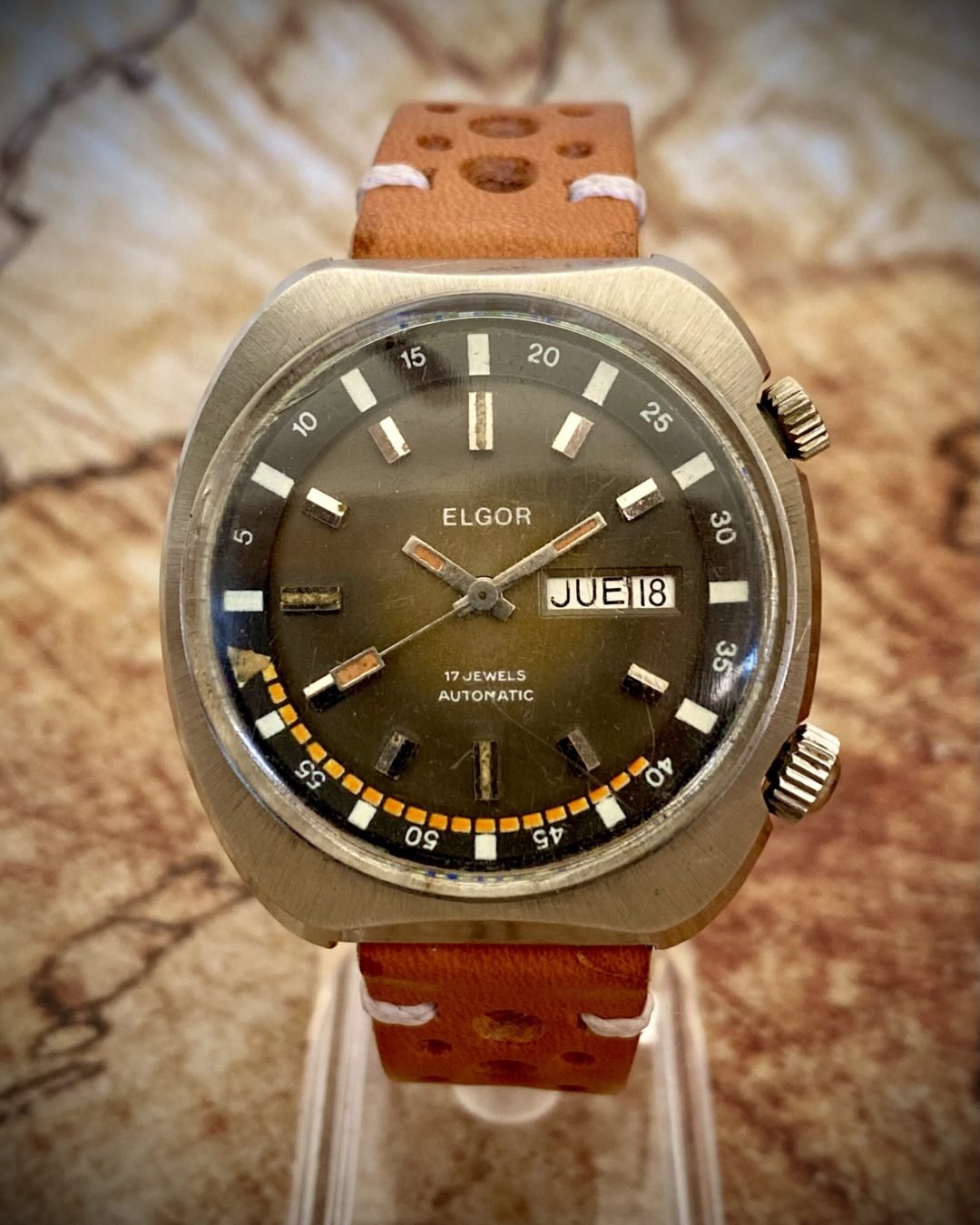 ELGOR (Suiza) AUTOMÁTICO, VINTAGE AÑOS 60 - TEMPPUS: