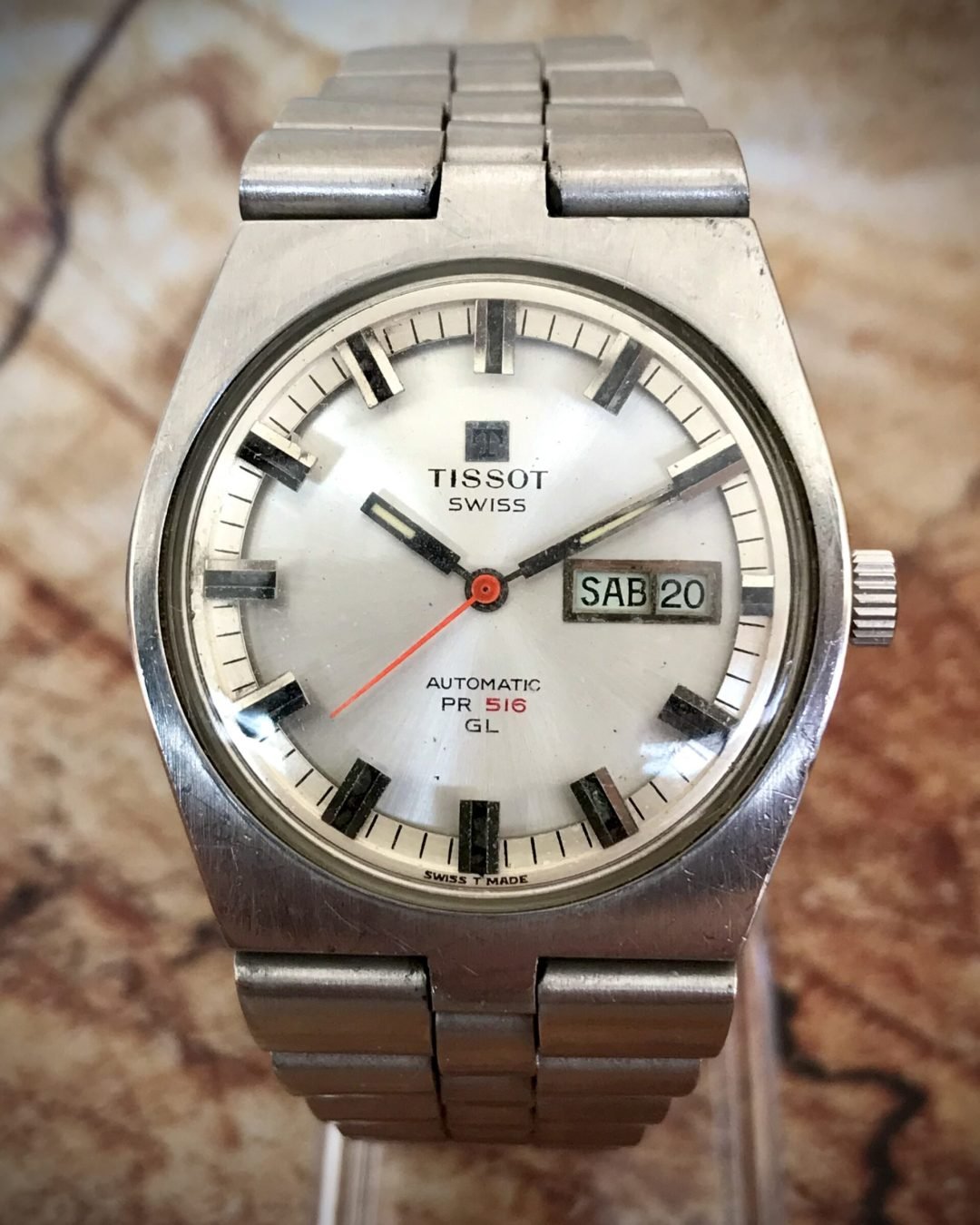 TISSOT VISODATE PR 516 GL, VINTAGE AUTOMÁTICO - TEMPPUS: