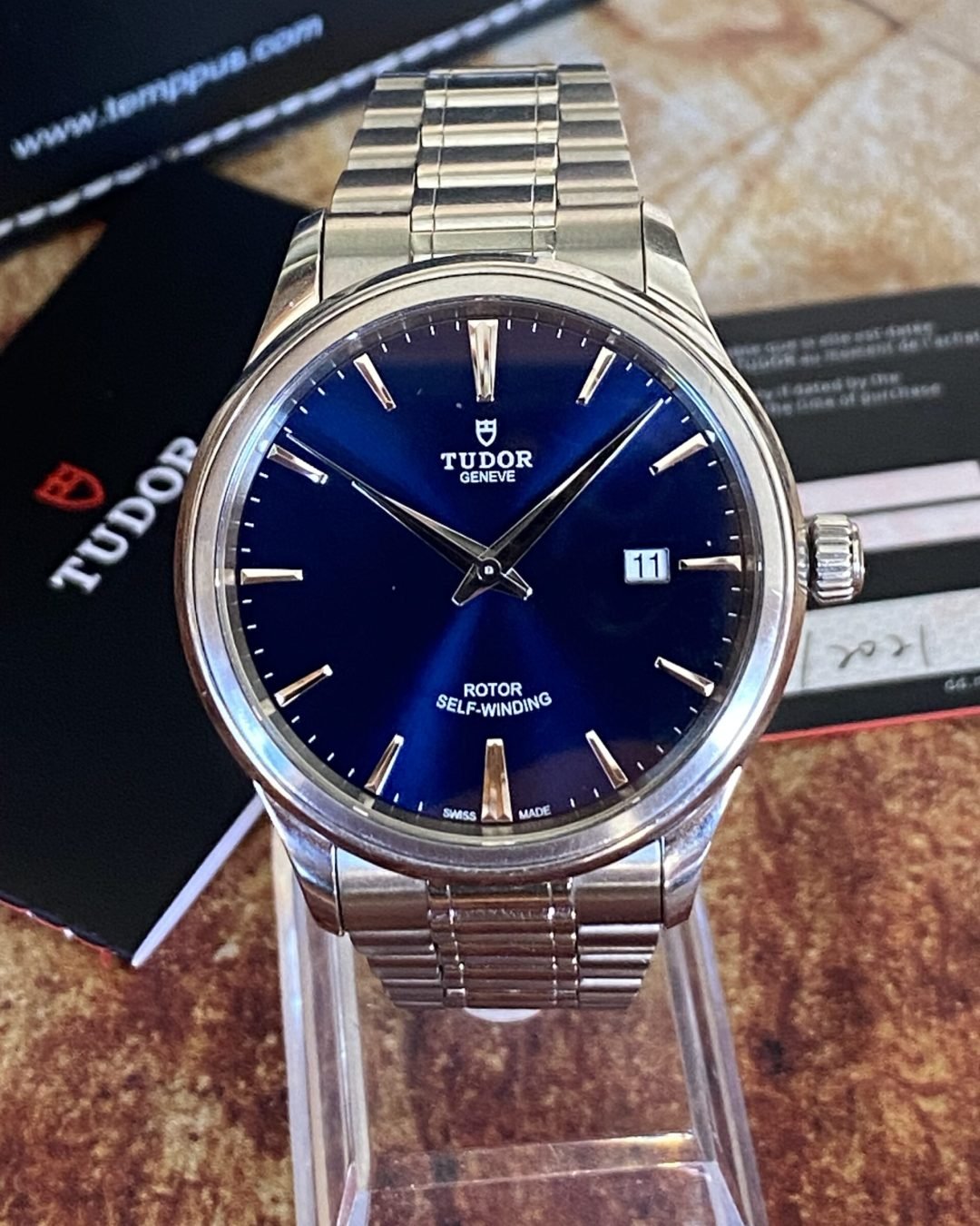 TUDOR GENEVE 12700 AUTOMÁTICO, TARJETA DE GARANTÍA - TEMPPUS: