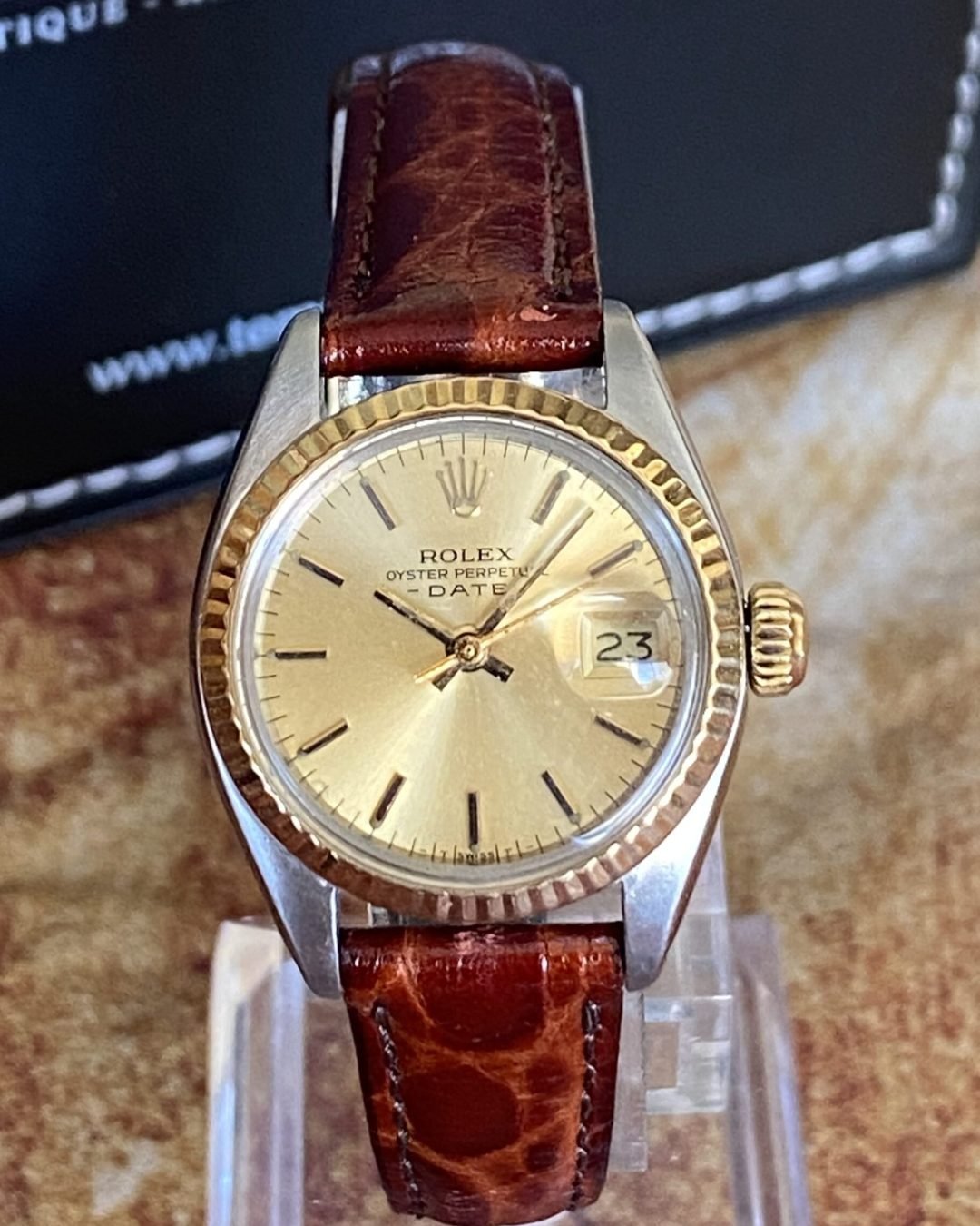 ROLEX LADY OYSTER PERPETUAL AUTOMÁTIC ACERO Y ORO 18K - TEMPPUS: