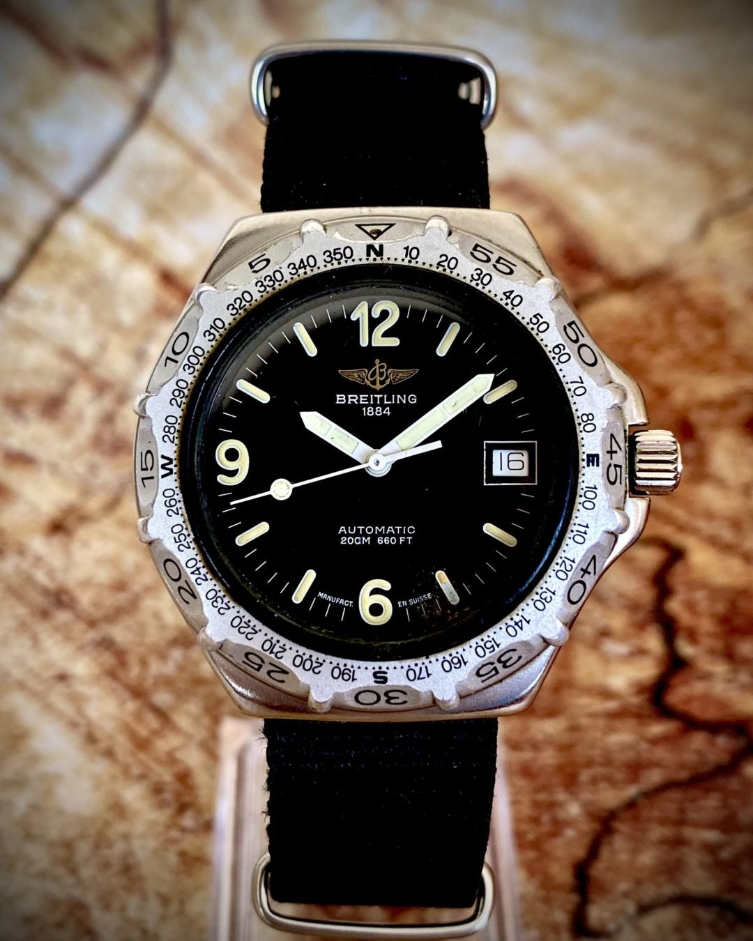 BREITLING CHRISTOPHORO, AUTOMÁTICO. AÑO 1991 – TEMPPUS BREITLING CHRISTOPHORO, AUTOMÁTICO. AÑO 1991 - TEMPPUS: