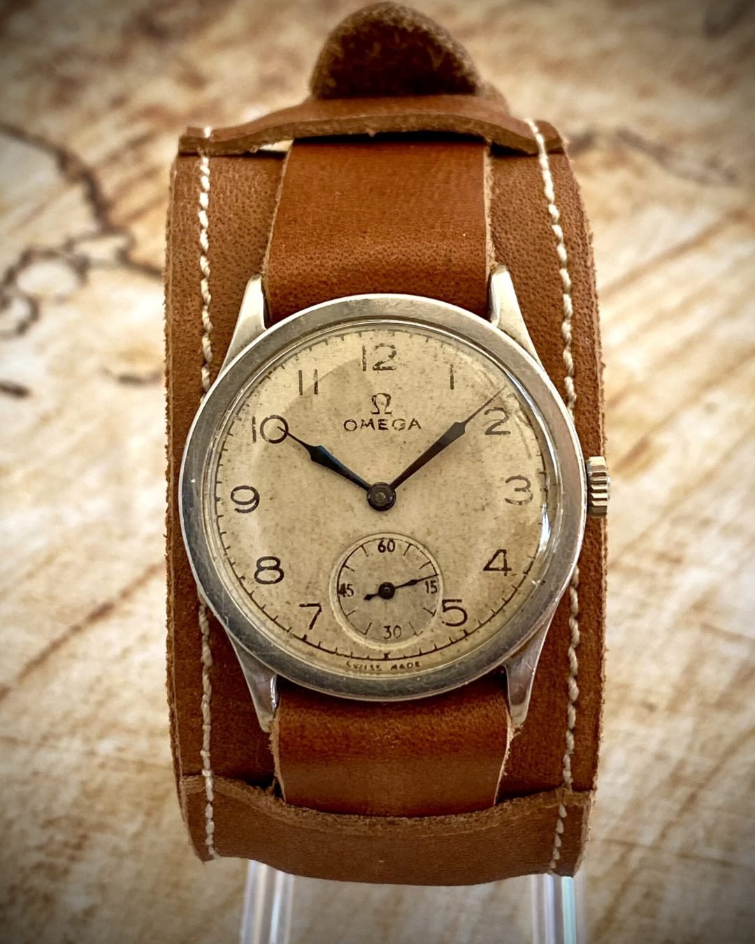 OMEGA MILITAR, ANTIGUO AÑO 1934. CUERDA MANUAL - TEMPPUS: