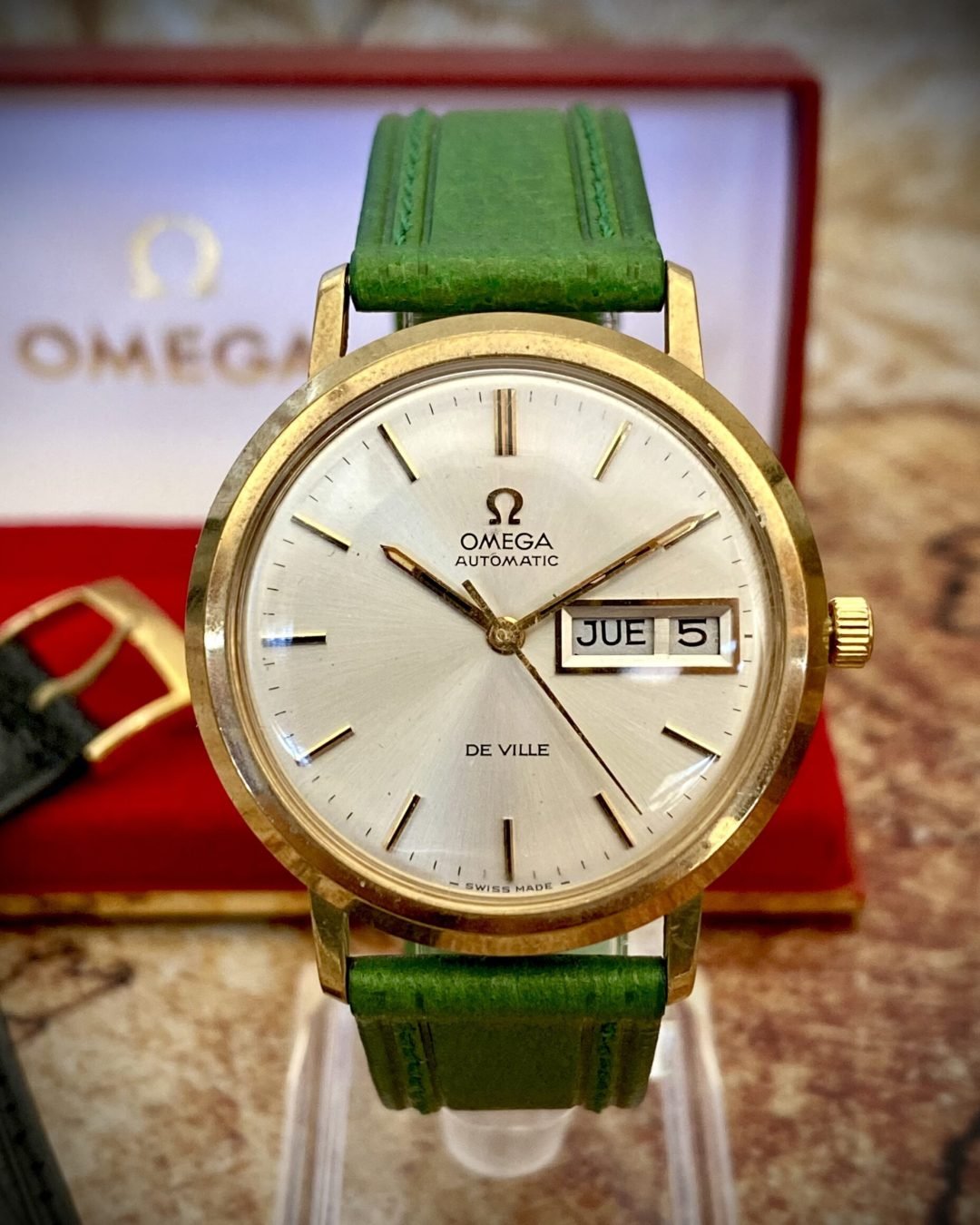 OMEGA DE VILLE AUTOMÁTICO DAY/DATE, AÑO 1973 - TEMPPUS: