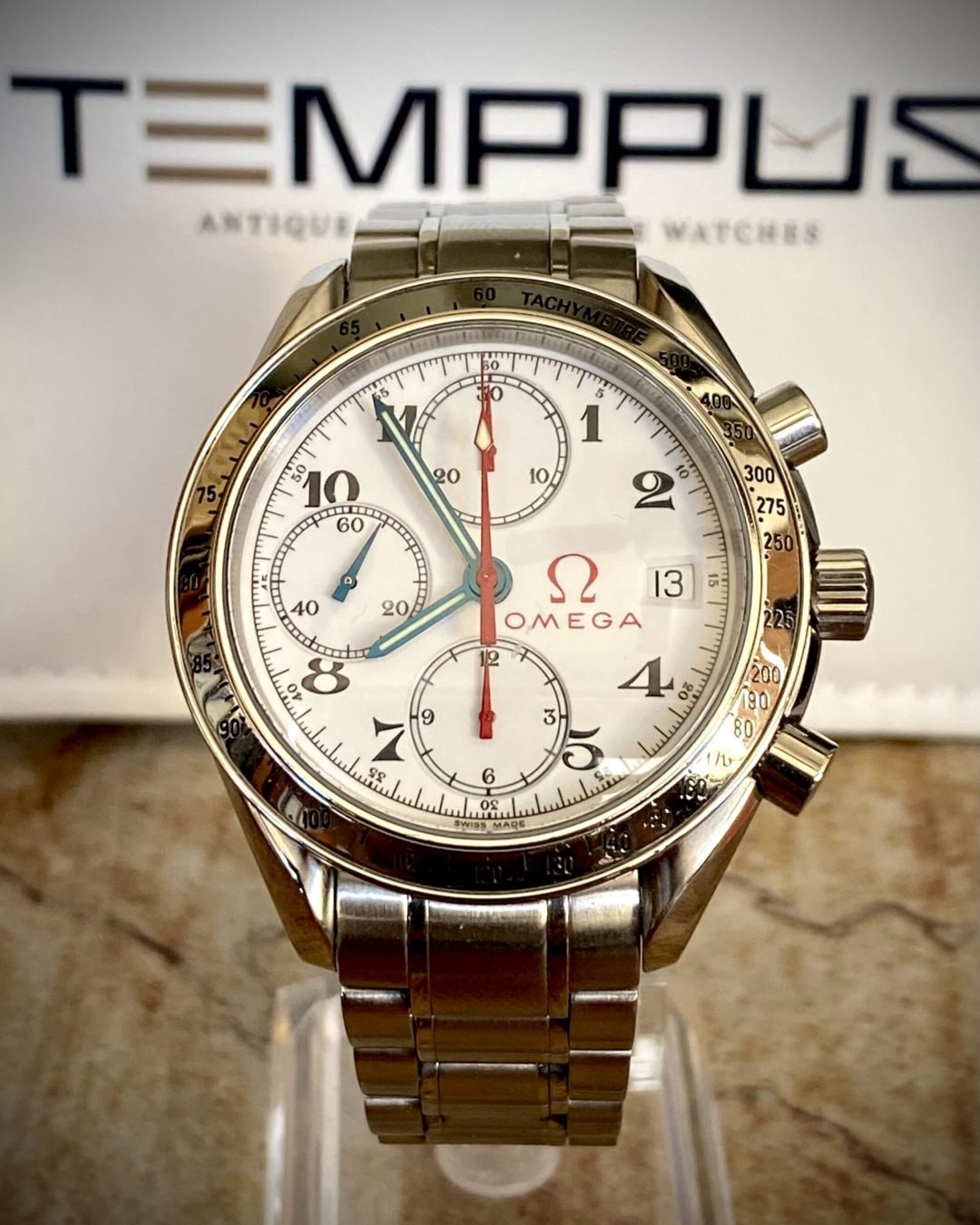OMEGA SPEEDMASTER CHRONOGRAPH OLYMPIC, ZAFIRO - TEMPPUS:
