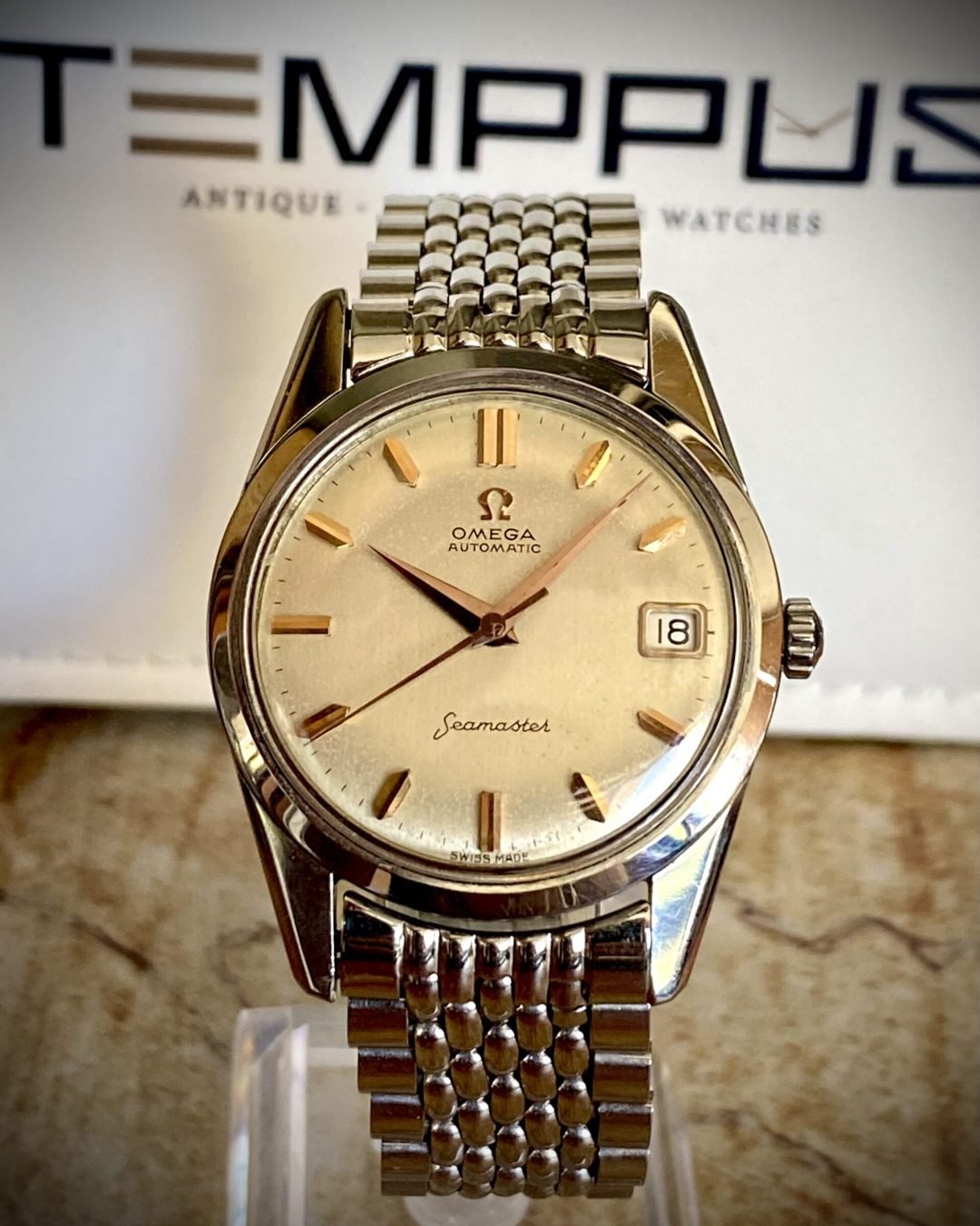 OMEGA SEAMASTER AUTOMÁTICO, ARMIS "GRANO DE ARROZ" - TEMPPUS: