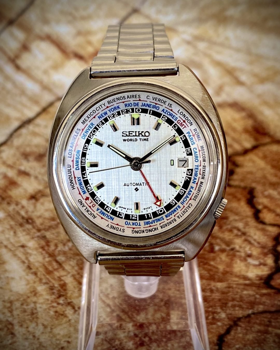 SEIKO GMT 6117-6400 WORLD TIMER, VINTAGE 1970 - TEMPPUS: