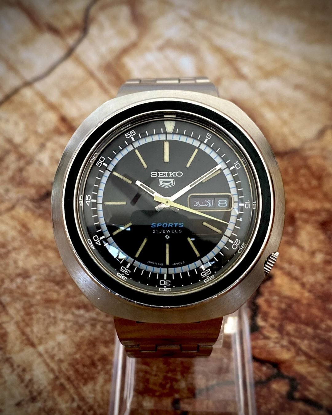 SEIKO 5 SPORTS "UFO" 6119-6400, VINTAGE AÑO 1973 - TEMPPUS: