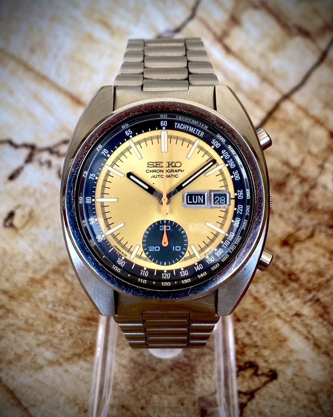 SEIKO CHRONOGRAPH 6139-6012 "KILL BILL", VINTAGE 1974 - TEMPPUS: