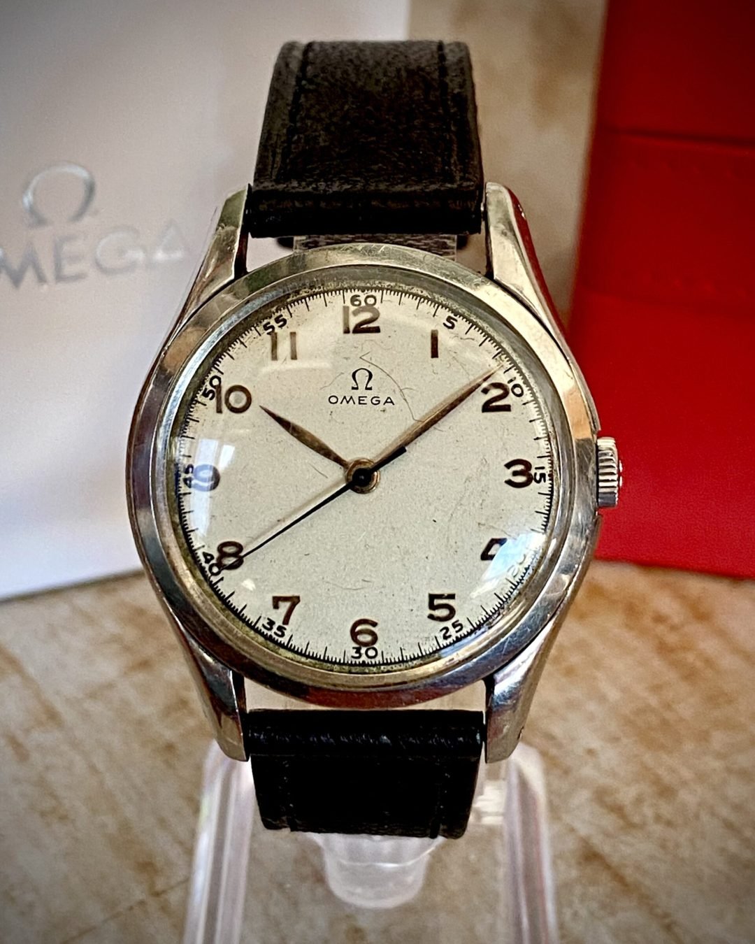 OMEGA MILITAR AÑOS 40, CUERDA MANUAL - TEMPPUS:
